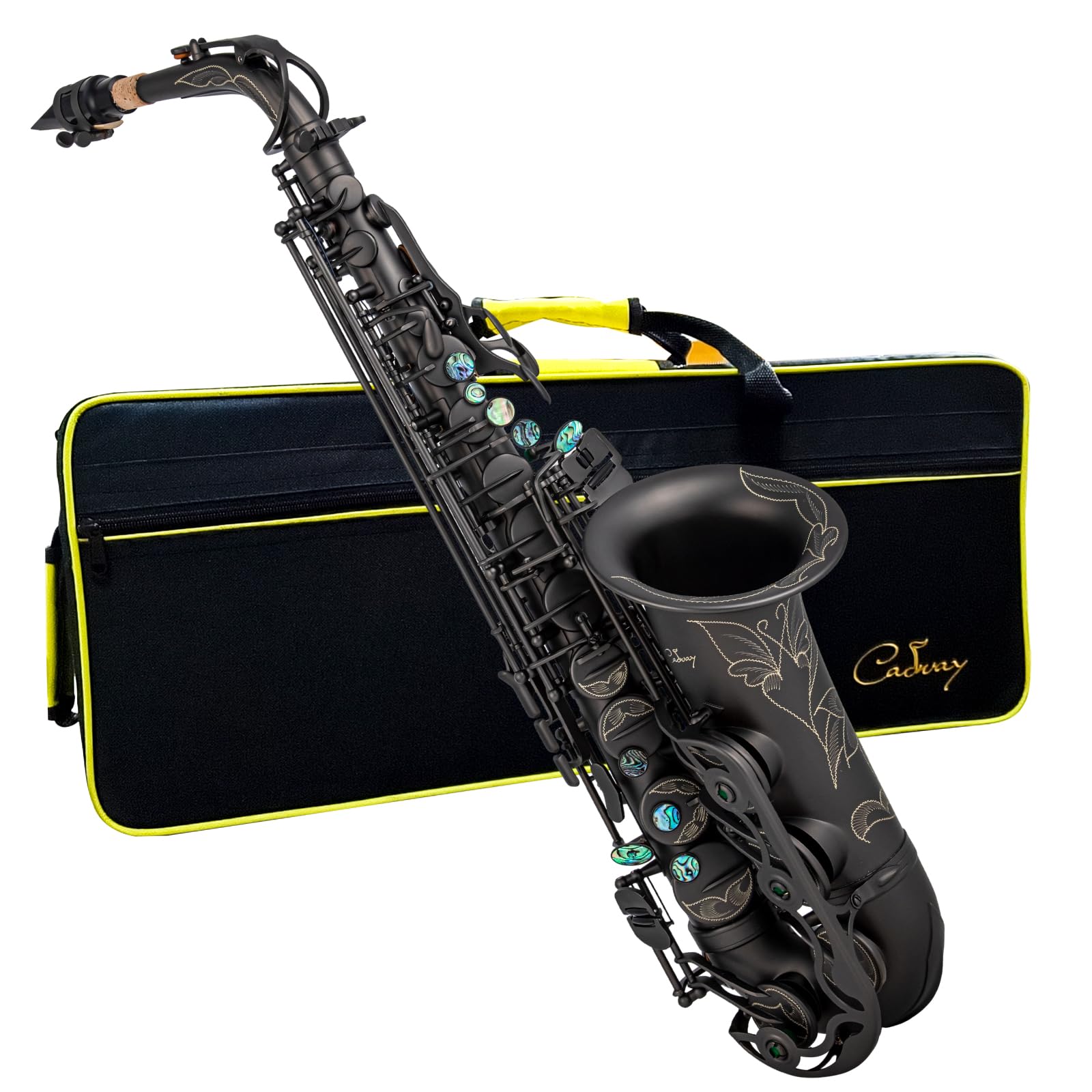 Amazon.com: Cadway Alto Saxophone Eb beginner Saxophone includes